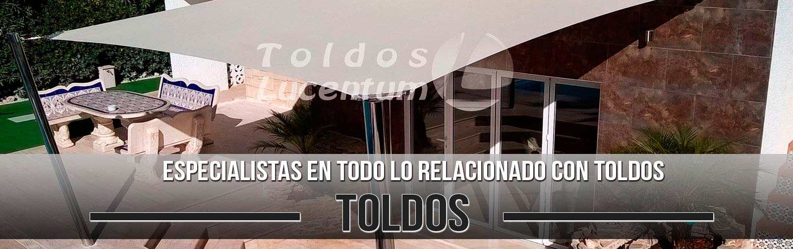 toldo en exterior
