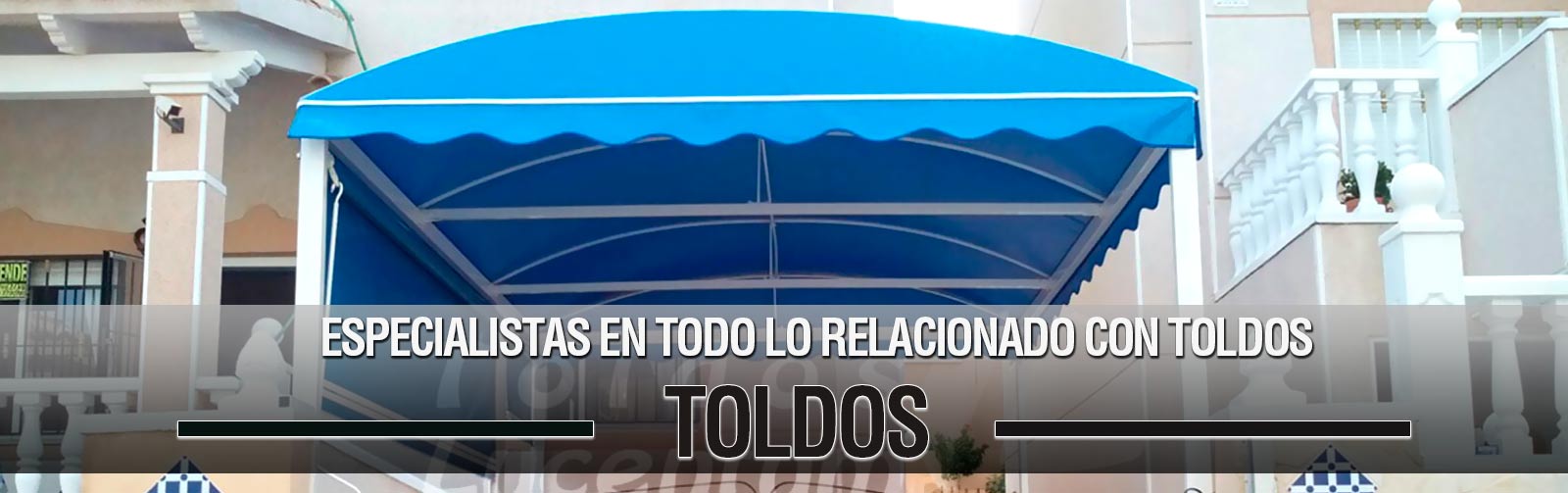 Toldos Lucentum toldo azul