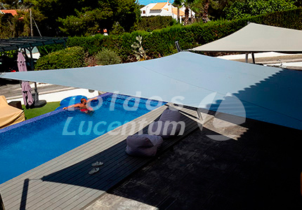 Toldos Lucentum velas tensadas