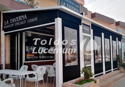 Toldos Lucentum toldo para hostelería