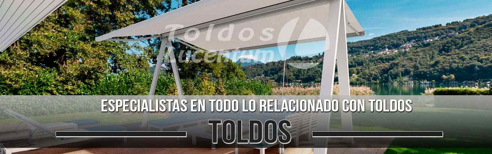 toldo en jardín